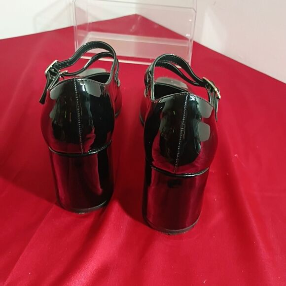 Dream Pairs Shiny Black Mary Jane Heels - Picture 5 of 8